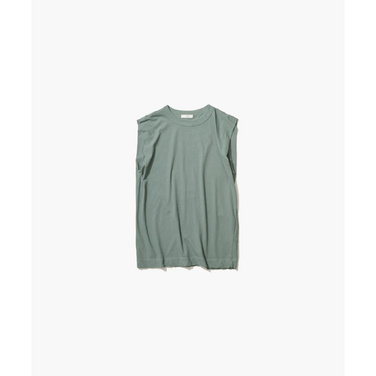 ATON 【エイトン】 FRESCA SINGLE JERSEY | TANK TOP GREEN (AT-KKAGGM0400) (AT-KKAGGM0400)