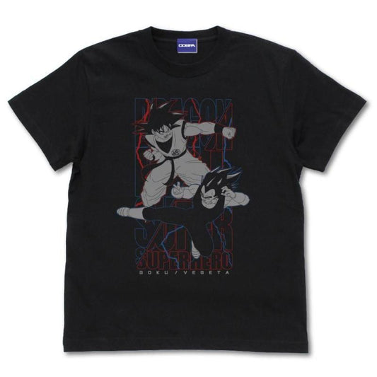 スーパーヒーロー 悟空&ベジータ Tシャツ [ドラゴンボール超 スーパーヒーロー] (4549970259)
