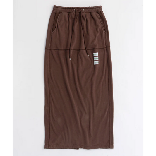 MAISON SPECIAL 【メゾンスペシャル】 DISCUS Collaboration Sweat Skirt BROWN (21242515303) (21242515303)
