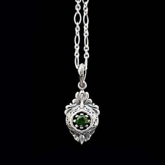 [即納可能]【Gimmel Garden】Mirage Amulet 惑わせ封じ(small/ダイオプサイド)　ペンダント
