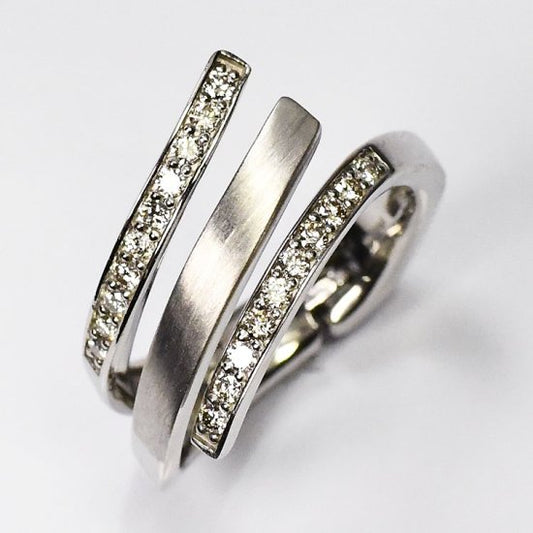 プラチナ・ダイヤ0.25ct オープンフリーリング フリーサイズ（開閉フリー） (RGR-135637)