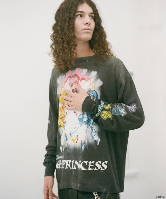 mononoke・made/モノノケ・メイド/LS T-SHIRT/SUPERFLAT/BLACK
