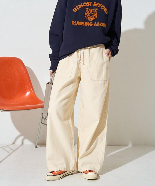 Back Twill String Baker Pants [Limited Distribution]