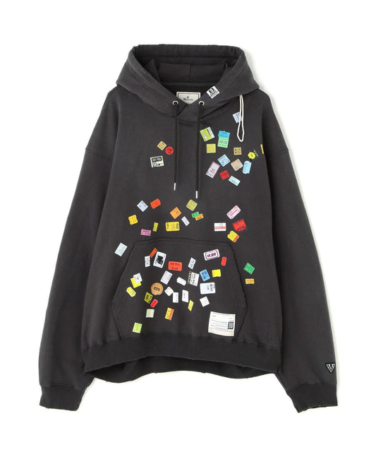 Maison MIHARAYASUHIRO PRICE STICKER SWEAT HOODIE