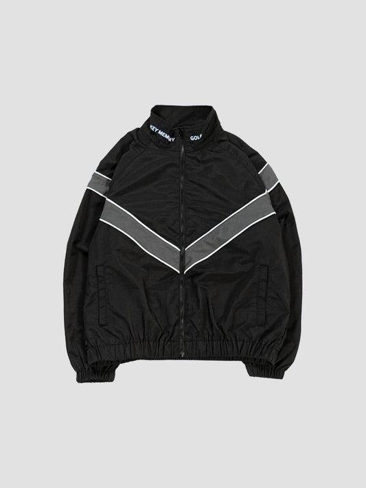 V-line golf jacket BLACK 夾克