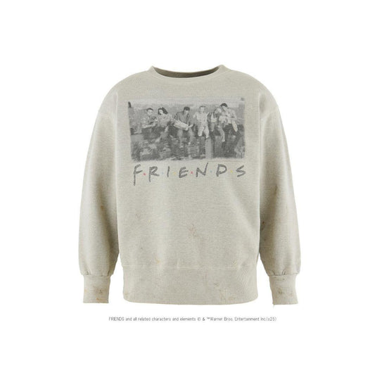 SAINT Mxxxxxx 【セント マイケル】 FRD_CREW NECK SWEAT/FRIENDS/GRAY (SM-HR8-0000-C58)  (SM-HR8-0000-C58)