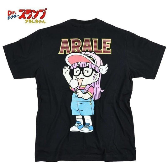 ドクタースランプ アラレちゃん（阿拉蕾） あられちゃん T恤 BLACK (CT7559)