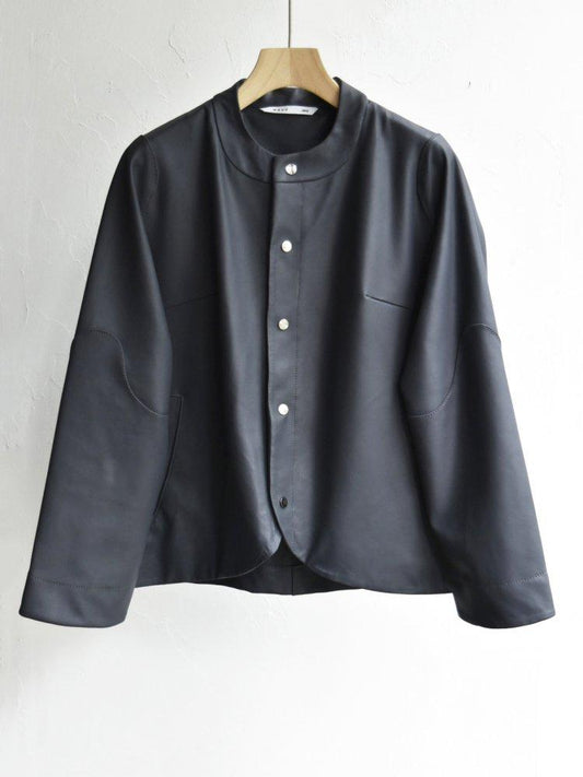 NAVY.WO レザージャケット ﾈｲﾋﾞｰ<br>goat leather jacket</Font> (N24LJ321)