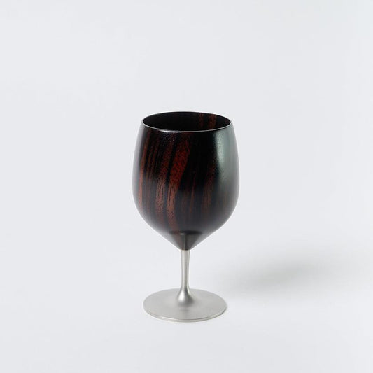 ユーエンアート 黒檀風格 漆器工藝 玻璃杯