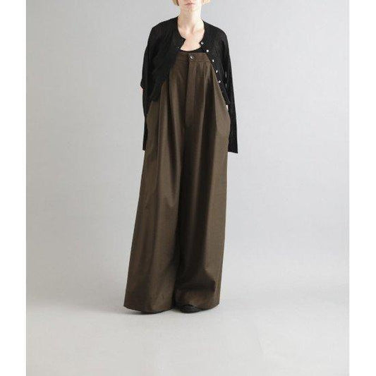 SACRA【サクラ】 SUPER FINE ALPACA RIB CARDIGAN BLACK (124536081)  (124536081)