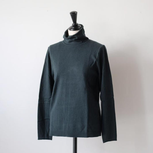 HEAVENLY (ヘブンリー) | COTTON CASHMERE KNIT TURTLE PULLOVER (green) |  トップス シンプル  (2448184)