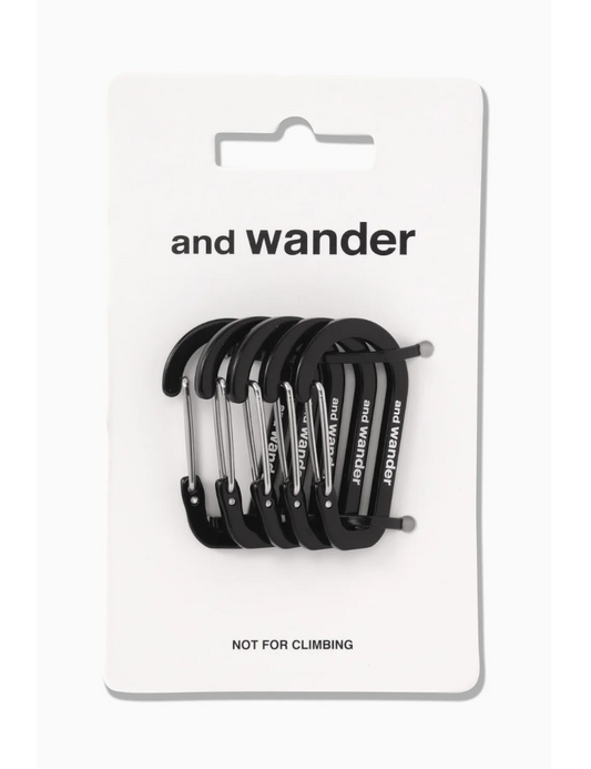 and wander - mini carabiner set