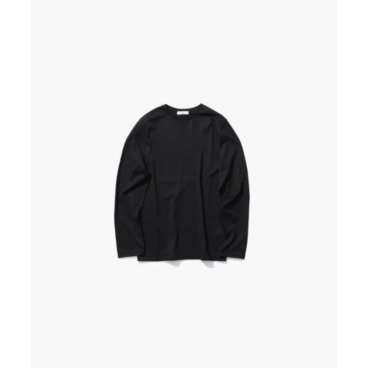 ATON 【エイトン】 SUVIN 60/2 | PERFECT L/S T-SHIRT BLACK (AT-KKAGCW0805) (AT-KKAGCW0805)