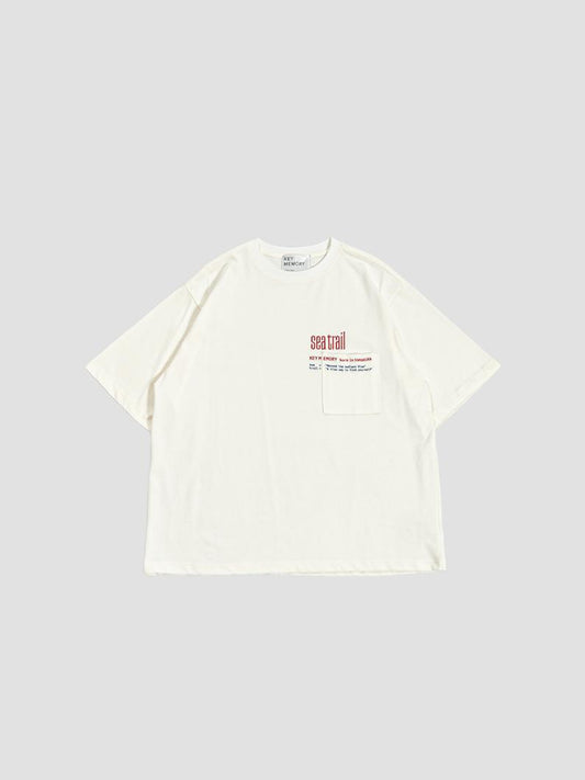 Sea trail T-shirts WHITE T恤