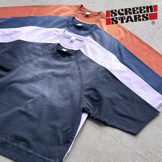 スウェtee / Sunburned sweatshirt style tee  スウェット風 Tシャツ フェード (2621-040SS)